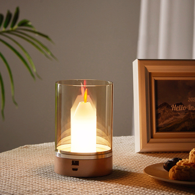 Luz da noite da vela do diodo emissor de luz do sensor da indução da mão, luzes do Smart Home para o restaurante